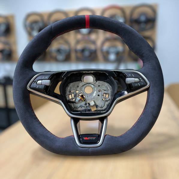 Skoda Octavia III MK3 5E0 VRS Lenkrad Neu Beziehen